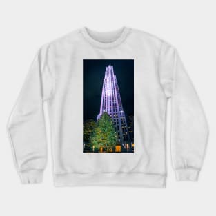 Skyscraper and Tree Crewneck Sweatshirt